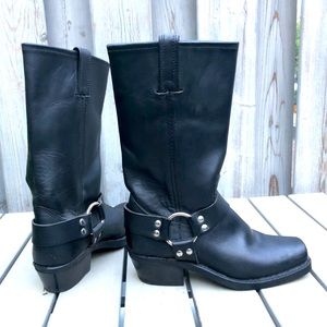 FRYE Leather Harness Boots - W 7 M
